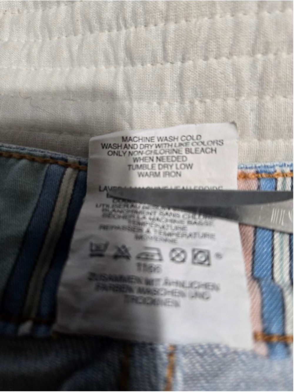 Women's GAP Light Wash Denim Wide Leg Capris Size 6 - Picture 13 of 13